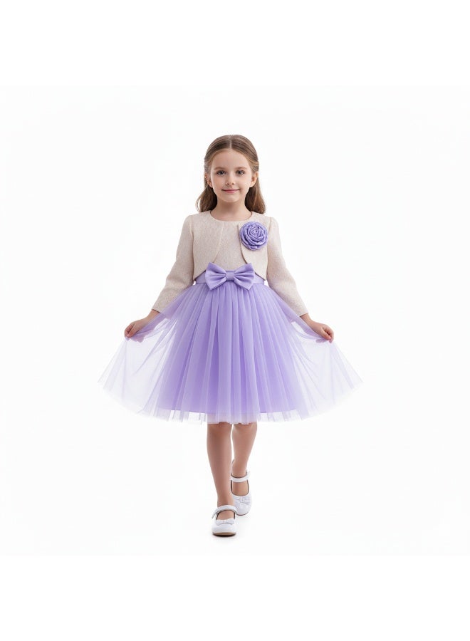 دىدانيالا فستان تول بتطريز دانتيل - Image 1